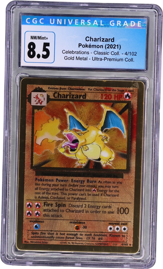 Charizard [Gold Metal - Celebrations Ultra-Premium Collection]