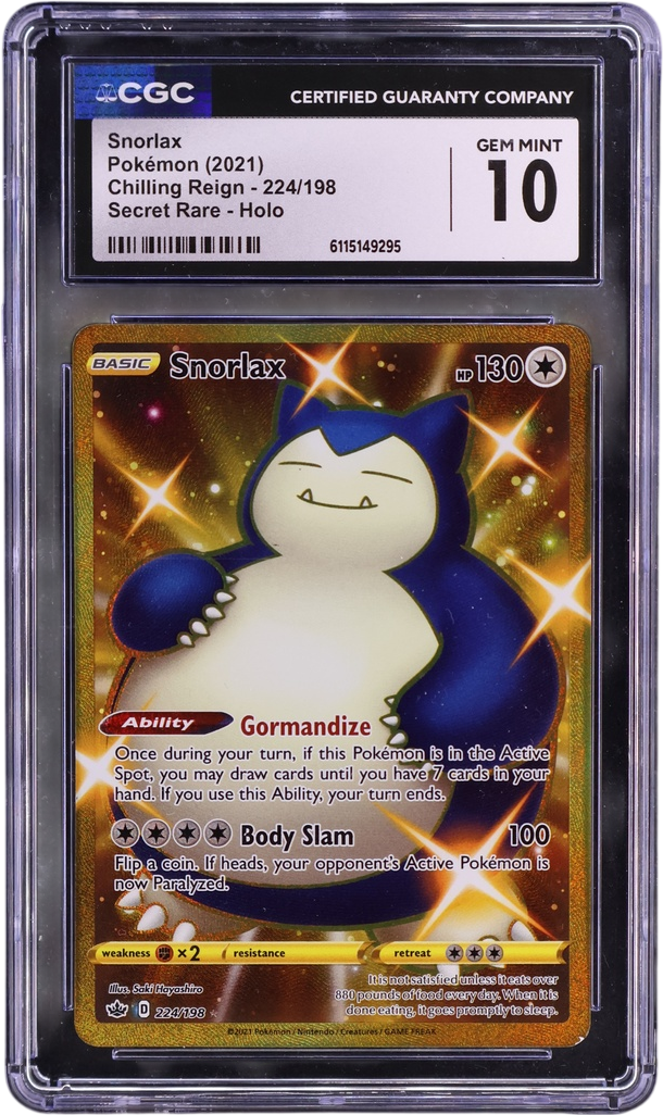 Snorlax [Secret Rare Holo]