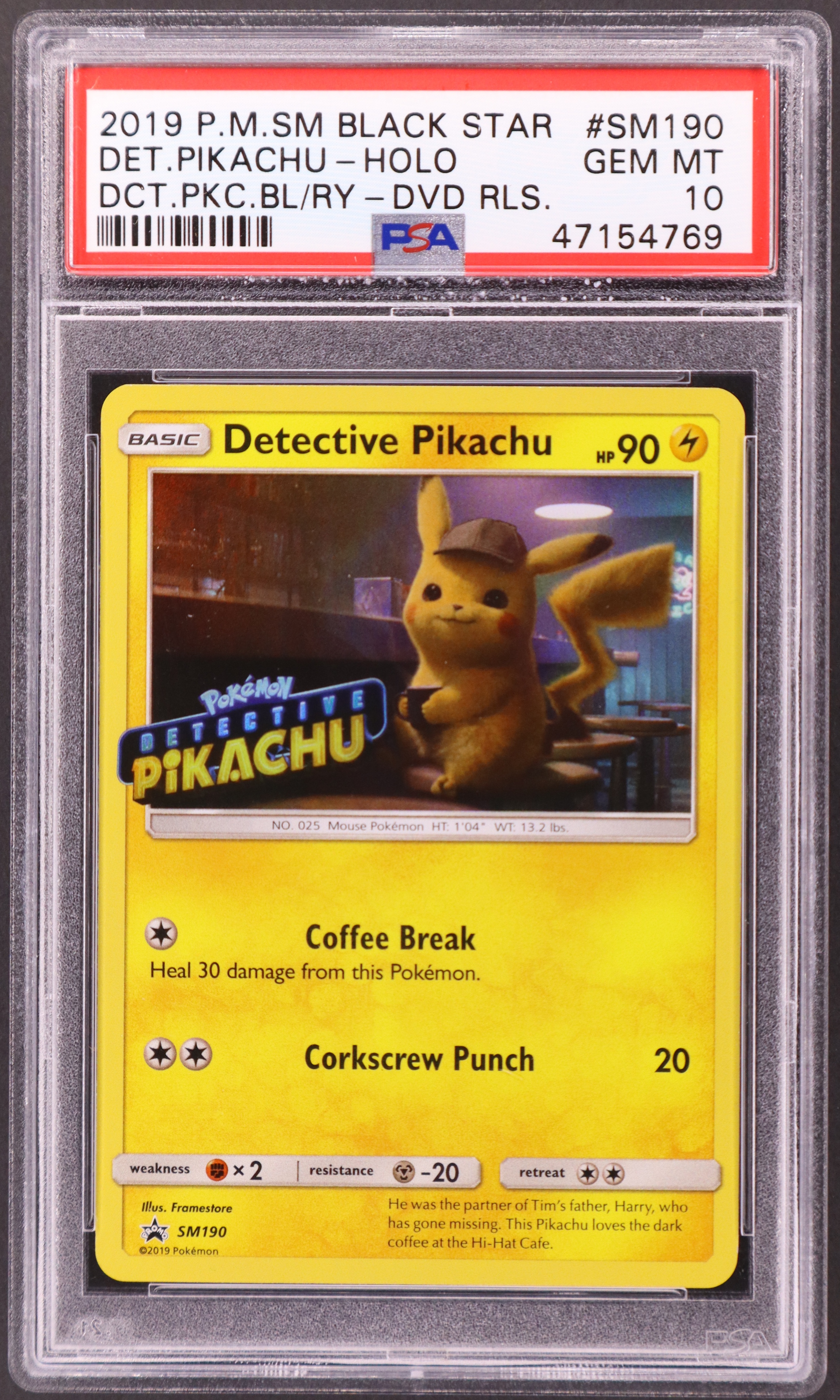 Detective Pikachu-Holo [Detective Pikachu Blu-Ray & DVD Release]